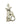 Small Golf Bag And Clubs Charm 14KT gold overlay