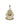 King Tut Smaller charm in gold overlay