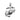 Marine Corps Charm in rhodium