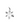 Snowflake charm in rhodium