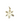 Snowflake Gold Overlay charm