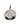 Soccer Ball Charm in rhodiium