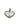 Mom In Heart Charm solid gold