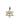 Solid Gold Menorah And Star Of David Charm