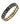 Stainless Steel Black And Gold Magnetic Double Row Bracelet