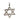 Star Of David Charm in rhodium