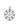 Celtic Star and Moons silver charm