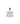 Sterling Silver Star Of David With Menorah Charm