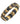 Titanium Black And Gold Magnetic Bracelet
