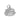 US Marines Word Logo Charm in rhodium